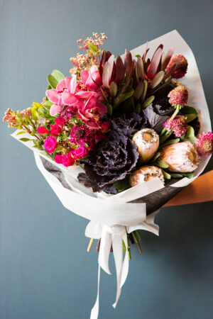 flower designer seasonal bold and dramatic